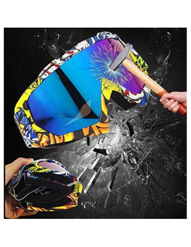 Gafas de Motocross First Choose Anti-Rasguños UV400