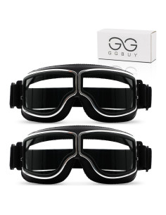 Gafas de Motocicleta GGBuy C9 Vintage Antiniebla