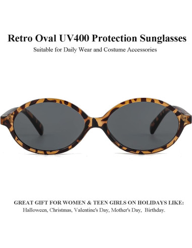 Gafas de Sol Gleyemor Ovaladas UV400 para Adultos