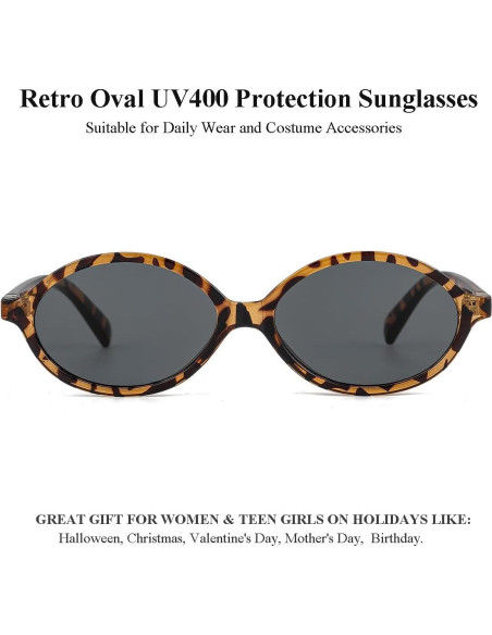 Gafas de Sol Gleyemor Ovaladas UV400 para Adultos