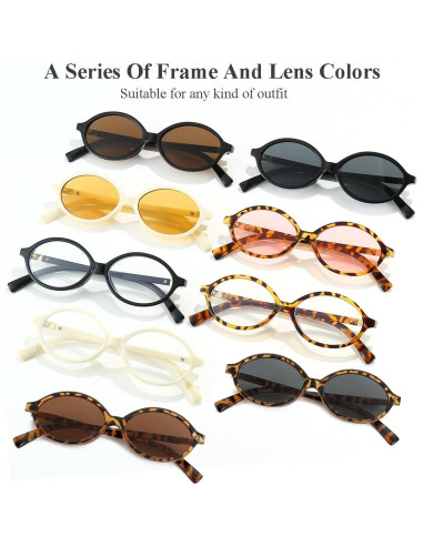 Gafas de Sol Gleyemor Ovaladas UV400 para Adultos