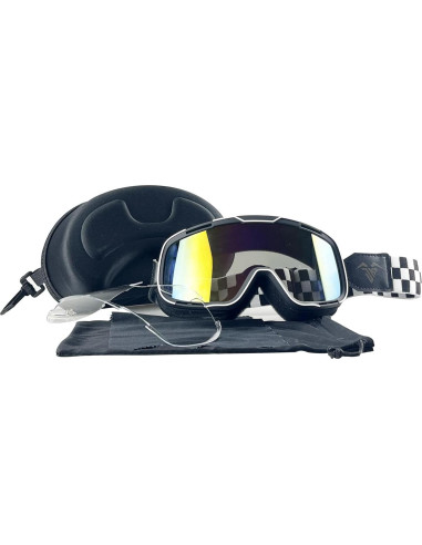 JustEnFly Gafas de Motocross Adulto OTG Anti-reflejo HD