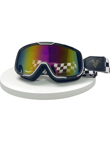 JustEnFly Gafas de Motocross Adulto OTG Anti-reflejo HD