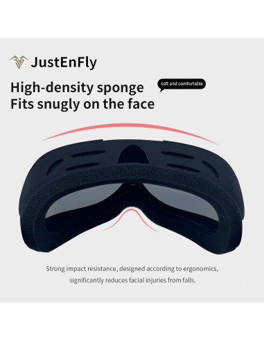 JustEnFly Gafas de Motocross Adulto OTG Anti-reflejo HD