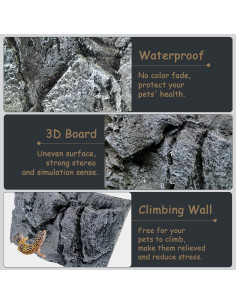 Fondo de Terrario 3D Tfwadmx para Reptiles 45x28 cm 2