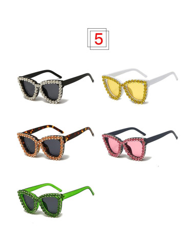 Gafas de Sol Mujeres Willochra Ojos de Gato Rhinestone UV400