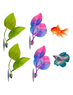 Accesorios para Acuario PKRFCJ - Hamacas para Peces Betta 4 Pcs