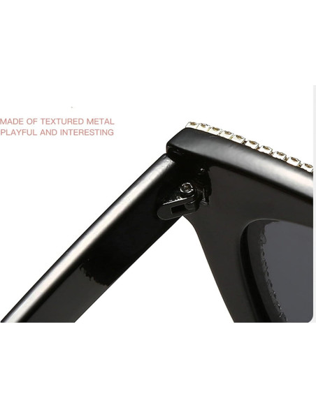 Gafas de Sol Mujeres Willochra Ojos de Gato Rhinestone UV400
