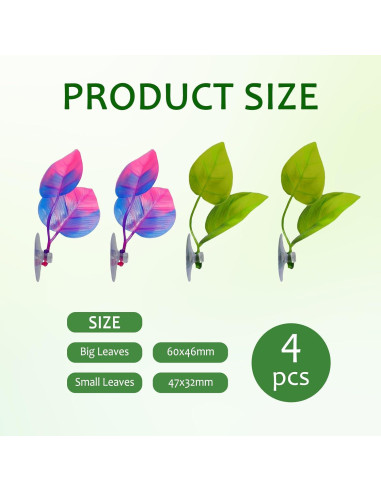 Accesorios para Acuario PKRFCJ - Hamacas para Peces Betta 4 Pcs