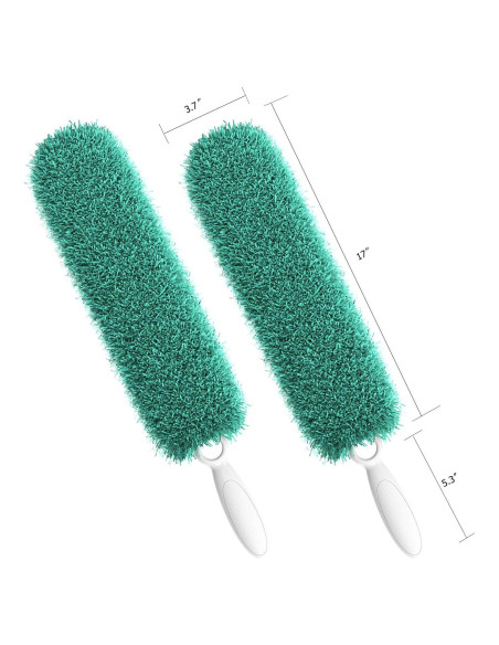 Duster de Microfibra EHOMGUI Verde Reutilizable 2PCS