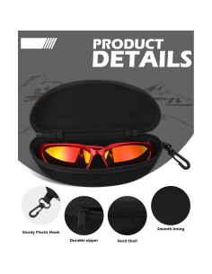 Funda Dura Weewooday 12 Piezas para Gafas Portátil 2