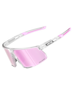 KAPVOE Gafas de Ciclismo Polarizadas UV400 para Adultos