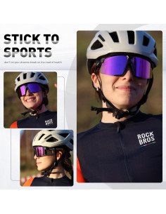 KAPVOE Gafas de Ciclismo Polarizadas UV400 para Adultos 2
