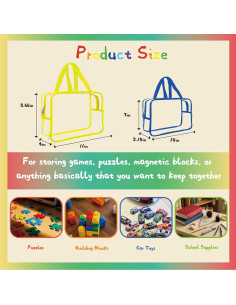 6 Bolsas de Almacenamiento de Juguetes FYIN-HONG Multicolor 2