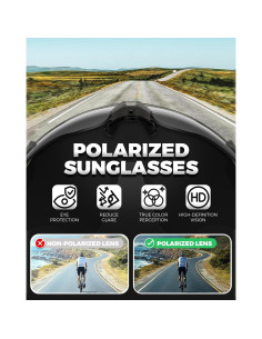 Gafas de Ciclismo VICTGOAL Polarizadas UV400 Unisex TR90 2