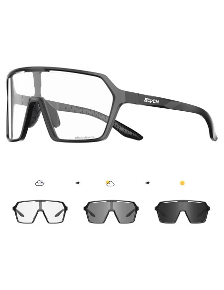 Gafas de Ciclismo SCVCN Fotoquímicas UV400 Ajustables