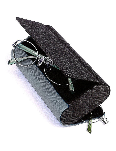 Estuche Duro para Gafas Doble Almacenamiento Compacto