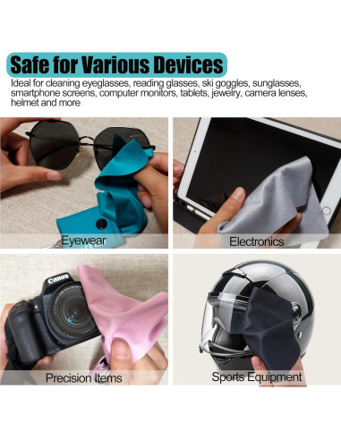 Paño de limpieza de gafas Jiamicrofiber 5.99x5.49cm con llavero