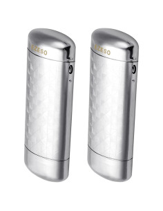 Estuche para Gafas EZESO Aluminio Enrejado 15.2x5.7cm 2 Pcs