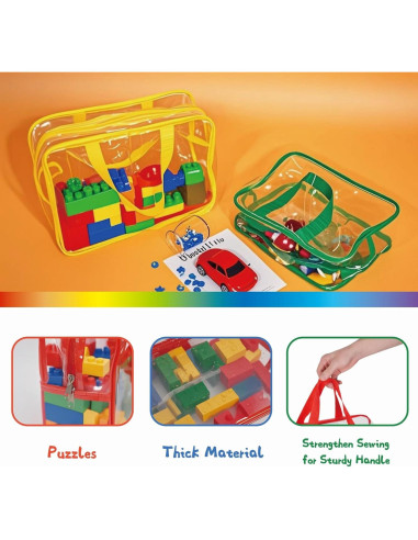 6 Bolsas de Almacenamiento de Juguetes FYIN-HONG Multicolor