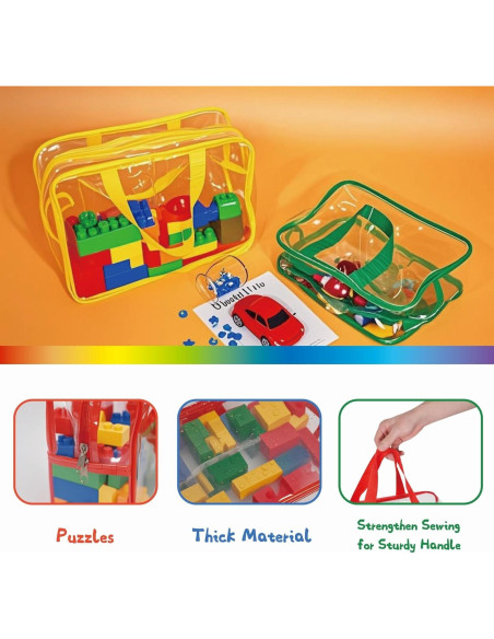 6 Bolsas de Almacenamiento de Juguetes FYIN-HONG Multicolor