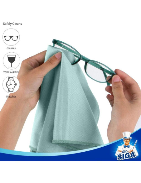 Paños de Microfibra MR.SIGA Ultra Fina 12 Unidades 35x40cm