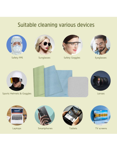 Paños de Microfibra Bilymate - 6 Paquetes Multiusos