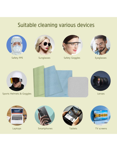 Paños de Microfibra Bilymate - 6 Paquetes Multiusos