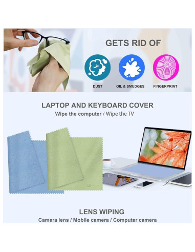 Paños de Microfibra Bilymate - 6 Paquetes Multiusos