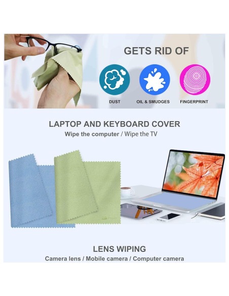 Paños de Microfibra Bilymate - 6 Paquetes Multiusos