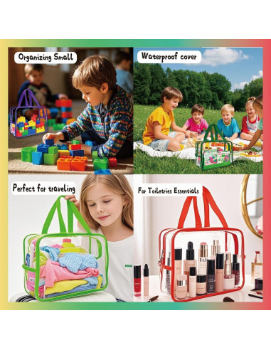 6 Bolsas de Almacenamiento de Juguetes FYIN-HONG Multicolor