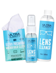 Spray Limpiador de Lentes Ultra Clarity 3 Piezas 210ml