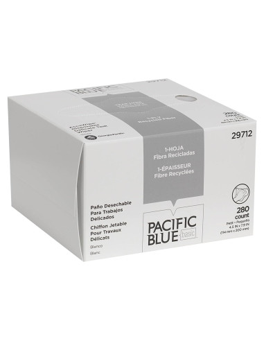 Paño de Limpieza AccuWipe 280 Piezas 12.19x18.42 cm Blanco