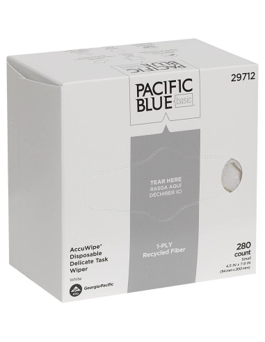 Paño de Limpieza AccuWipe 280 Piezas 12.19x18.42 cm Blanco