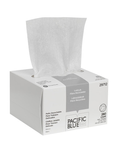 Paño de Limpieza AccuWipe 280 Piezas 12.19x18.42 cm Blanco