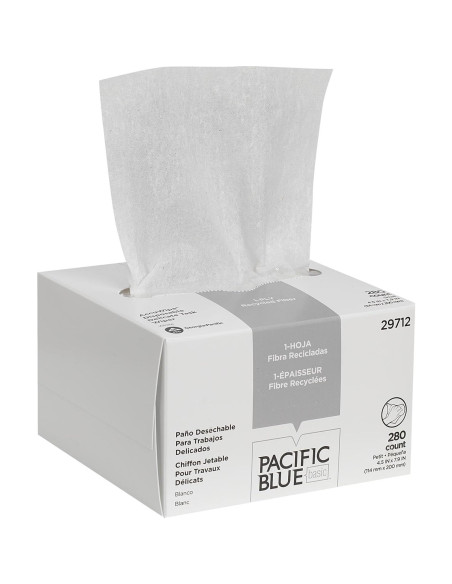 Paño de Limpieza AccuWipe 280 Piezas 12.19x18.42 cm Blanco