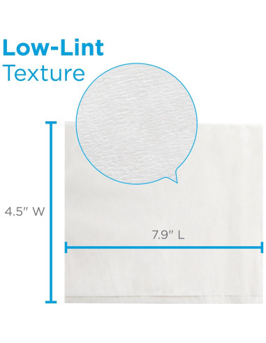 Paño de Limpieza AccuWipe 280 Piezas 12.19x18.42 cm Blanco