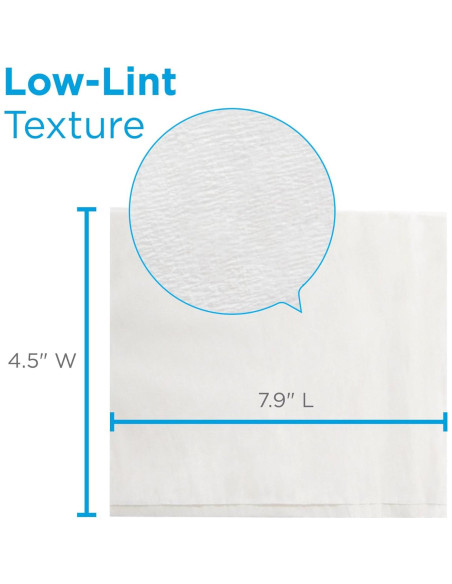 Paño de Limpieza AccuWipe 280 Piezas 12.19x18.42 cm Blanco