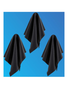 Paquete de 3 Paños Microfibra 30x30 cm para Pantallas y Lentes