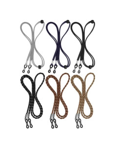 Correa para Gafas BILIONE 6 Pcs Cuero Ajustable 69.85 cm