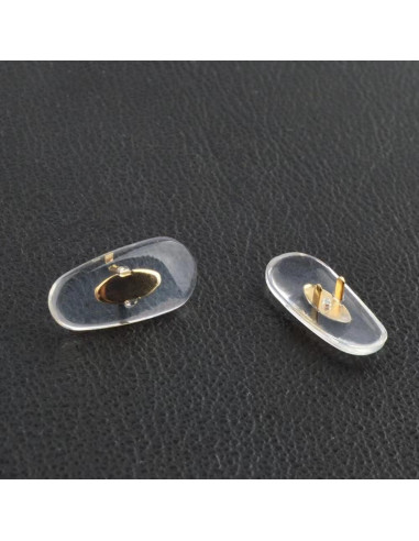 Almohadillas de nariz BEHLINE para gafas clip 16mm oro