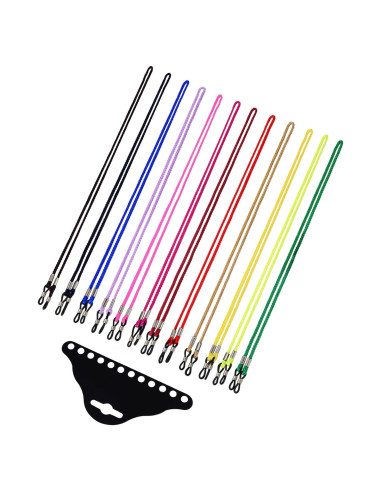 Cordones para Gafas eBoot 12 Piezas con Paño Microfibra