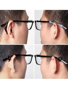 16 Pares Sujetadores de Gafas Summer Lemon Silicona Antideslizante 2