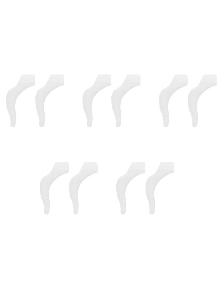 Ganchos para Orejas MRL2008 Silicona Transparente 5 Pares