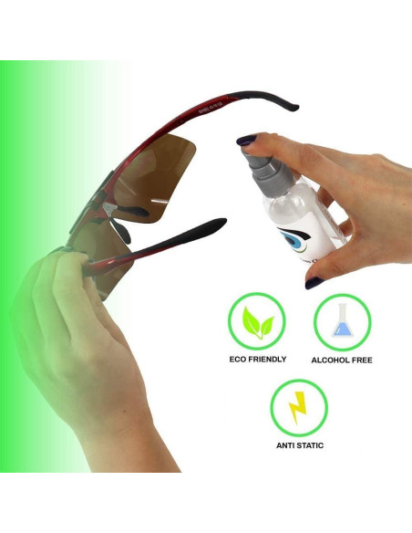 Limpiador de Lentes Líquido Leader 3 x 59ml - Sin Alcohol Limpiador de Lentes Líquido Leader 3 x 59ml - Sin Alcohol