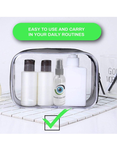 Limpiador de Lentes Líquido Leader 3 x 59ml - Sin Alcohol