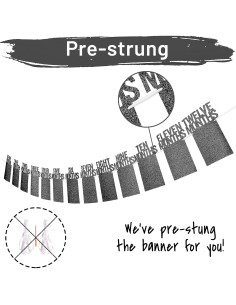 Banner de Fotos de Cumpleaños 1 PartyHooman - Preensamblado 2