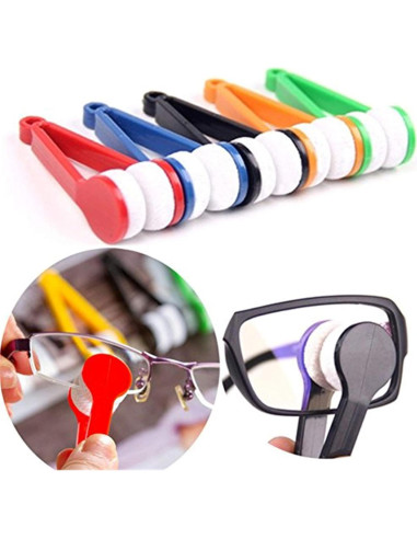 5 Pcs Limpiador de Gafas Microfibra The Flash Store