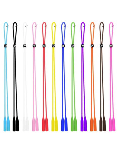 Retenedor de Gafas Wittocs Paquete 12 Correas Silicona Ajustables