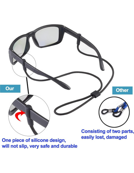 Correa para Gafas LVVFIT 3pcs Ajustable Azul